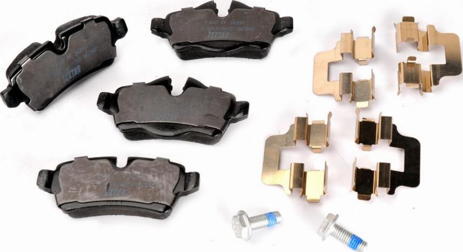 Textar 2428901 - Тормозные колодки, дисковые, комплект abcparts.ee