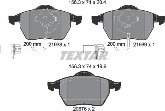 Textar 89004300 - Дисковый тормозной механизм, комплект abcparts.ee