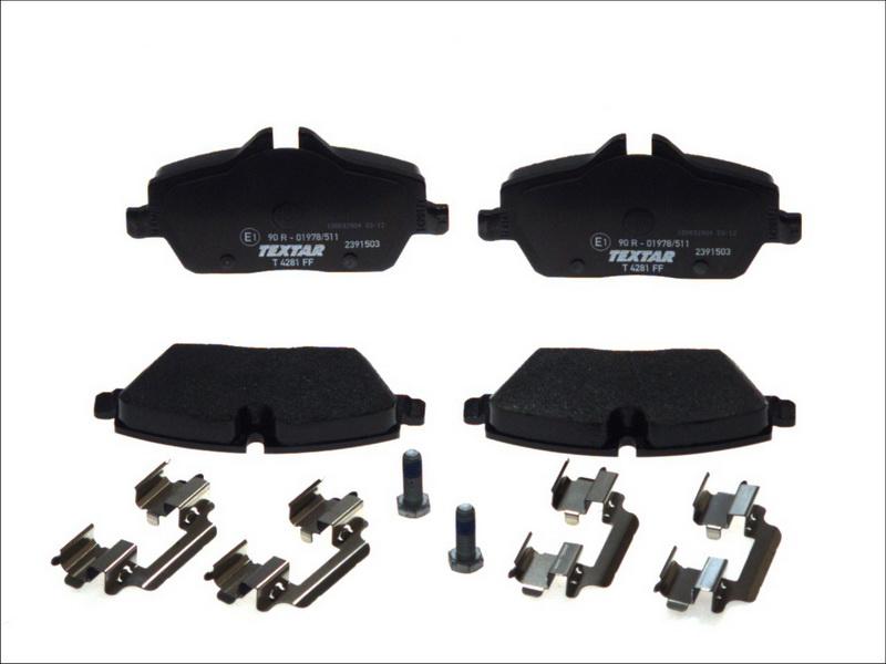 Textar 2391503 - Тормозные колодки, дисковые, комплект abcparts.ee
