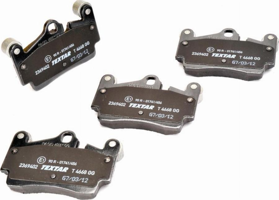 Textar 2369402 - Тормозные колодки, дисковые, комплект abcparts.ee