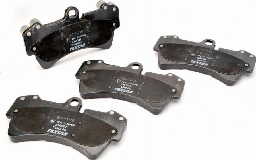 Textar 2369302 - Тормозные колодки, дисковые, комплект abcparts.ee