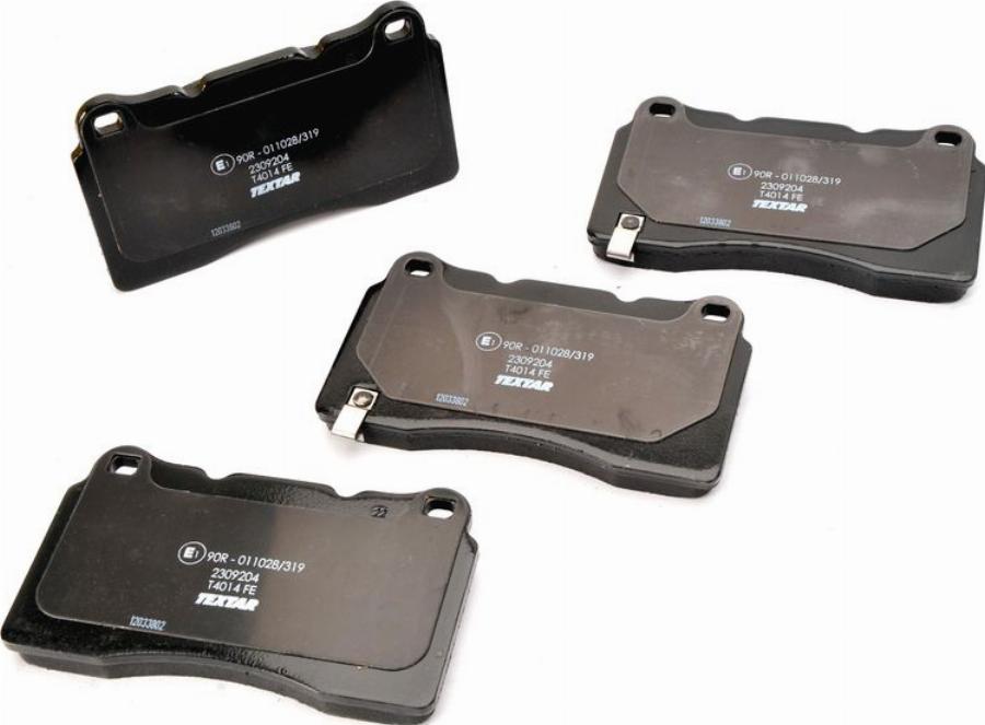 Textar 2309204 - Тормозные колодки, дисковые, комплект abcparts.ee