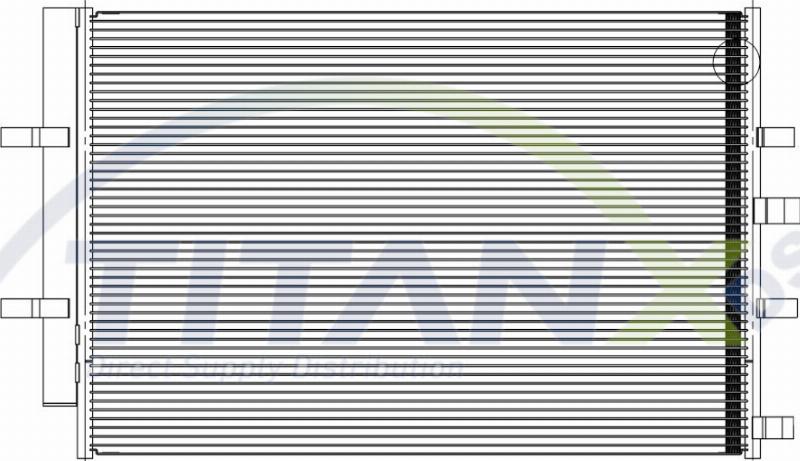 TITANX CD389004 - Конденсатор кондиционера abcparts.ee