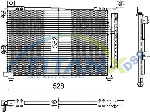 TITANX CD389006 - Конденсатор кондиционера abcparts.ee