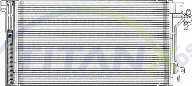 TITANX CD339003 - Конденсатор кондиционера abcparts.ee