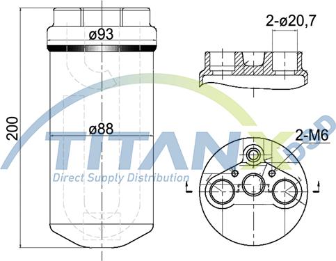 TITANX DR369003 - Осушитель, кондиционер abcparts.ee