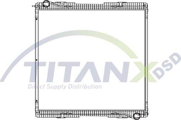 TITANX RD149013 - Радиатор, охлаждение двигателя abcparts.ee