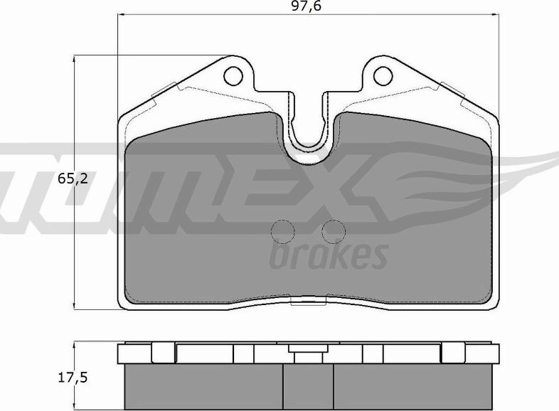 TOMEX brakes TX 18-02 - Тормозные колодки, дисковые, комплект abcparts.ee