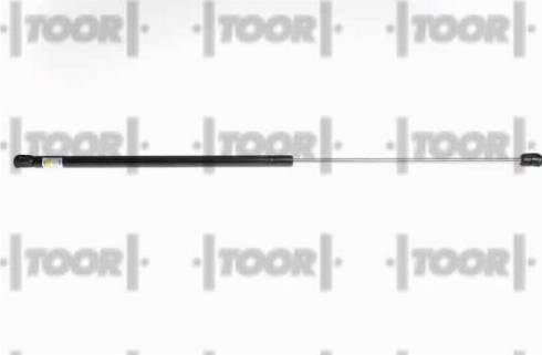 TOOR SX40661 - Газовая пружина, капот abcparts.ee