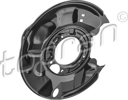 Topran 409 525 - Отражатель, защита, тормозной диск abcparts.ee