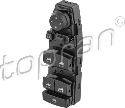 Topran 503 411 - Выключатель, стеклоподъемник abcparts.ee