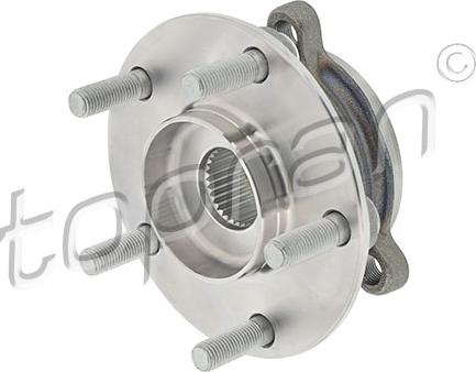 Topran 600 322 - Ступица колеса, поворотный кулак abcparts.ee