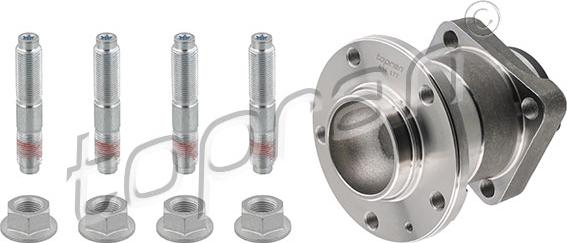 Topran 634 177 - Комплект подшипника, ступицы колеса abcparts.ee