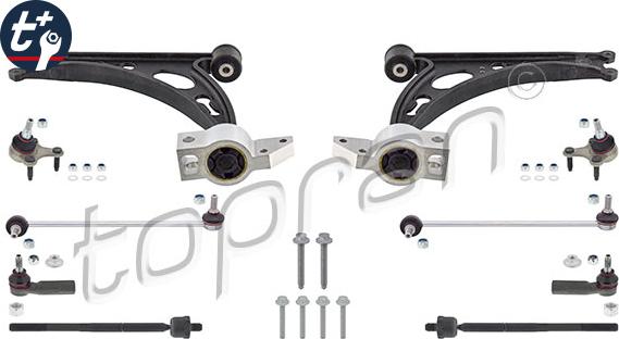 Topran 629 709 - Комплектующее руля, подвеска колеса abcparts.ee