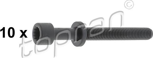 Topran 109 546 - Комплект болтов головки цилиндра abcparts.ee