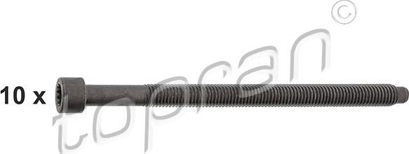 Topran 109 676 - Комплект болтов головки цилиндра abcparts.ee