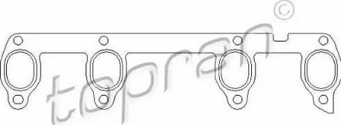 Topran 108 304 - Прокладка, выпускной коллектор abcparts.ee
