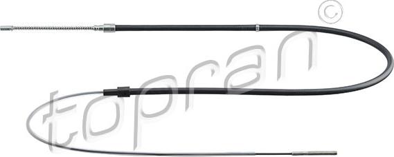 Topran 108 332 - Тросик, cтояночный тормоз abcparts.ee