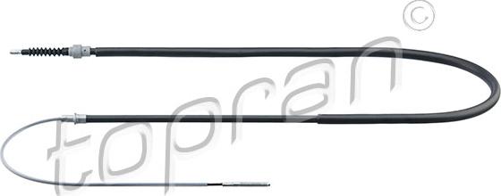 Topran 103 521 - Тросик, cтояночный тормоз abcparts.ee
