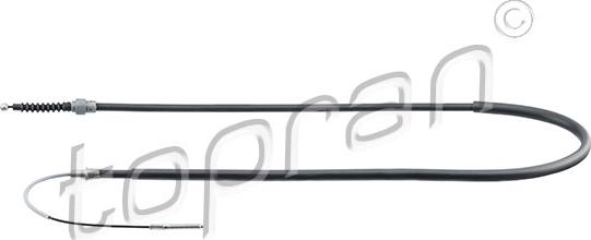Topran 102 837 - Тросик, cтояночный тормоз abcparts.ee