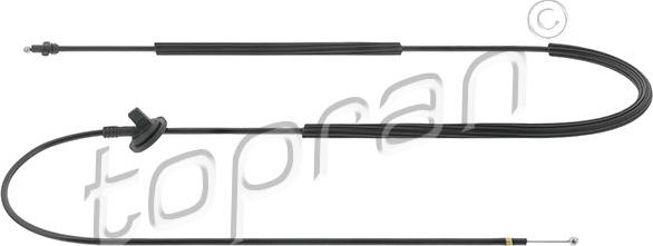 Topran 119 821 - Тросик замка капота abcparts.ee