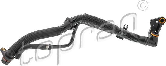 Topran 119 759 - Шланг, воздухоотвод крышки головки цилиндра abcparts.ee