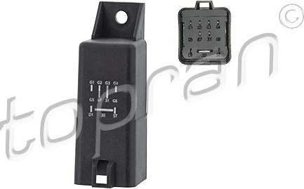Topran 115 865 - Реле, система накаливания abcparts.ee