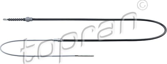 Topran 110 163 - Тросик, cтояночный тормоз abcparts.ee