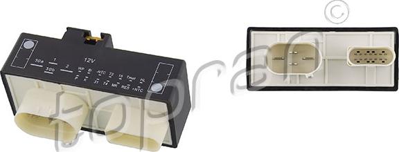 Topran 110 825 - Блок управления, эл. вентилятор (охлаждение двигателя) abcparts.ee