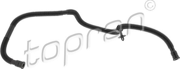 Topran 118 663 - Шланг, воздухоотвод крышки головки цилиндра abcparts.ee