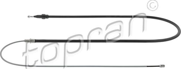 Topran 112 147 - Тросик, cтояночный тормоз abcparts.ee