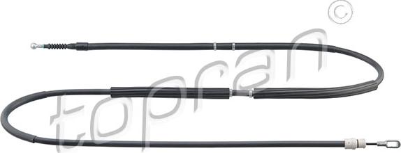 Topran 112 155 - Тросик, cтояночный тормоз abcparts.ee