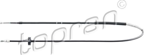 Topran 112 153 - Тросик, cтояночный тормоз abcparts.ee