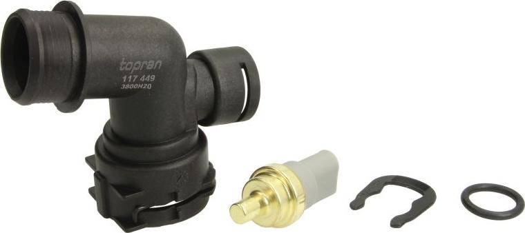 Topran 117 449 - Фланец охлаждающей жидкости abcparts.ee