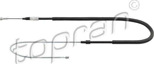 Topran 117 696 - Тросик, cтояночный тормоз abcparts.ee