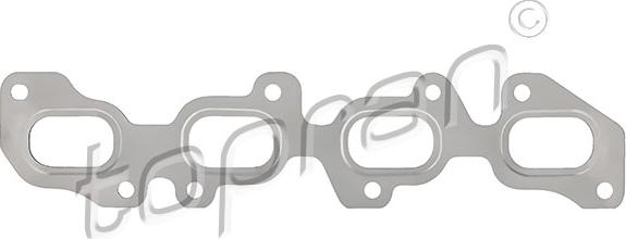 Topran 117 011 - Прокладка, выпускной коллектор abcparts.ee