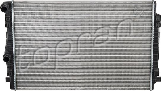 Topran 117 031 - Радиатор, охлаждение двигателя abcparts.ee