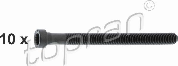 Topran 122 151 - Комплект болтов головки цилиндра abcparts.ee
