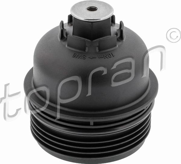 Topran 821 998 - Крышка, корпус масляного фильтра abcparts.ee