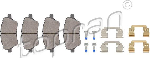 Topran 304 403 - Тормозные колодки, дисковые, комплект abcparts.ee