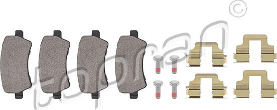 Topran 304 763 - Тормозные колодки, дисковые, комплект abcparts.ee