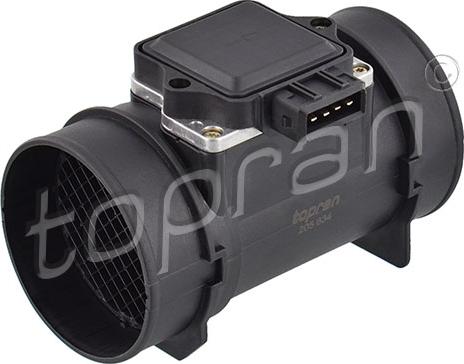Topran 205 634 - Датчик потока, массы воздуха abcparts.ee