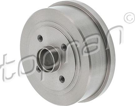 Topran 206 492 - Тормозной барабан abcparts.ee