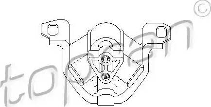 Topran 201 380 - Подушка, опора, подвеска двигателя abcparts.ee