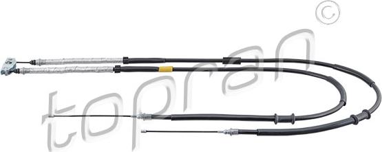 Topran 208 040 - Тросик, cтояночный тормоз abcparts.ee