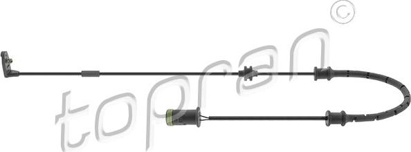 Topran 203 972 - Сигнализатор, износ тормозных колодок abcparts.ee