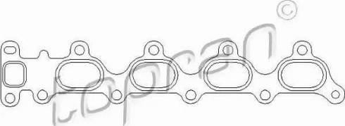 Topran 207 597 - Прокладка, выпускной коллектор abcparts.ee