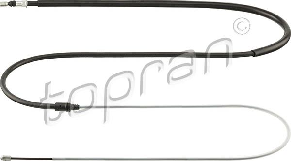 Topran 700 927 - Тросик, cтояночный тормоз abcparts.ee