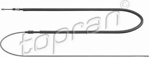 Topran 701 507 - Тросик, cтояночный тормоз abcparts.ee