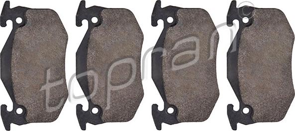 Topran 720 250 - Тормозные колодки, дисковые, комплект abcparts.ee